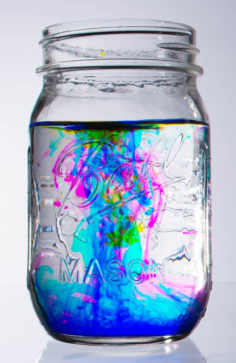 Repurposed Glass Jars